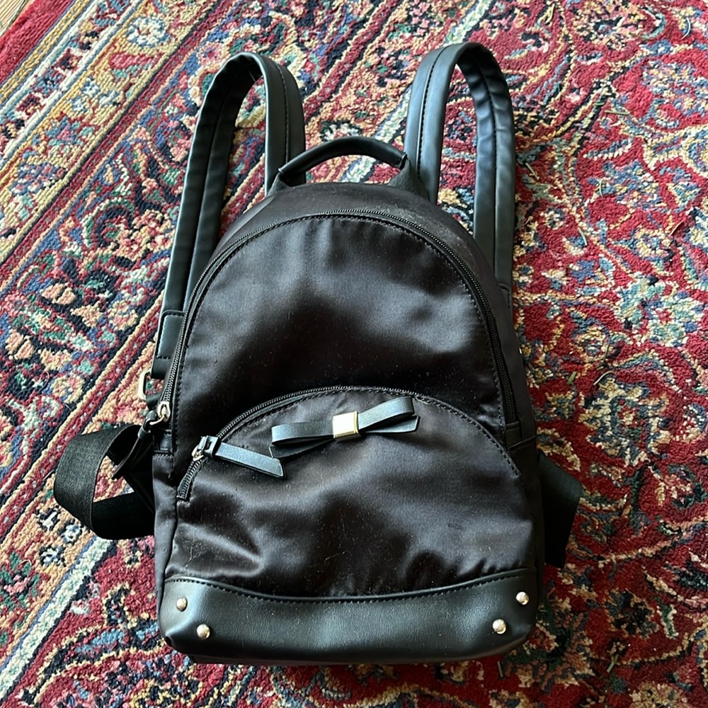 classy black backpack purse